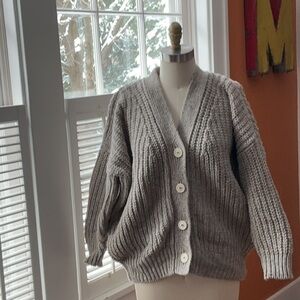 Babaa Gray Women's Cardigan